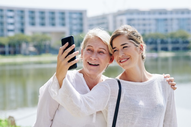 Photo family selfie