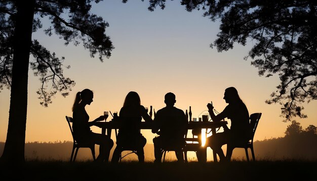 family silhouettes