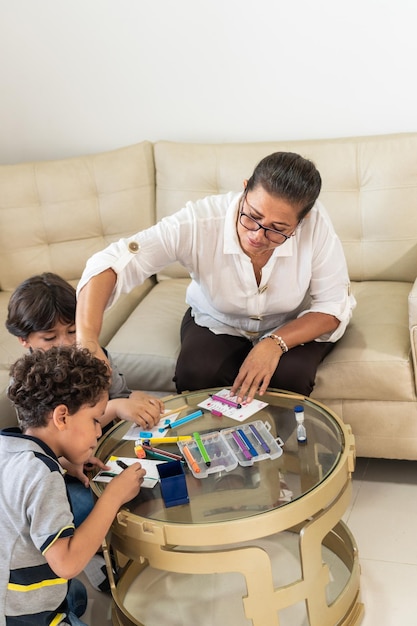 Family Spending Time Together At Home