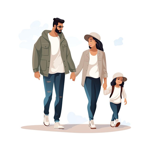 Photo family vector art family day father's day