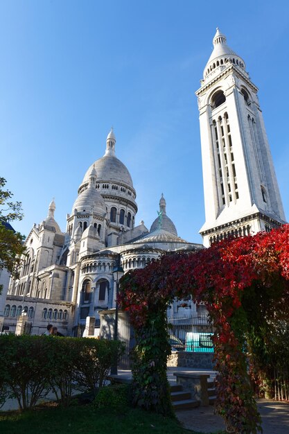 The famous basilica Sacre Coeur Paris France