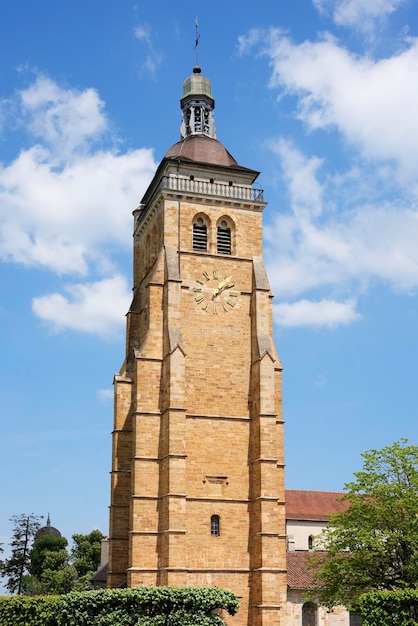 Famous bell tower in Arbois France