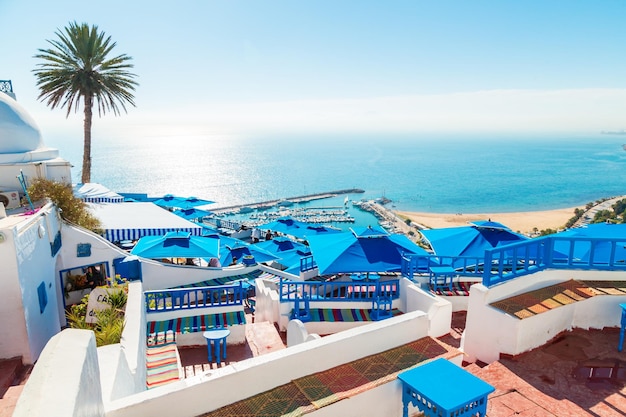 The famous cafe in Sidi Bou Said Eastern fairy tale with a French charm