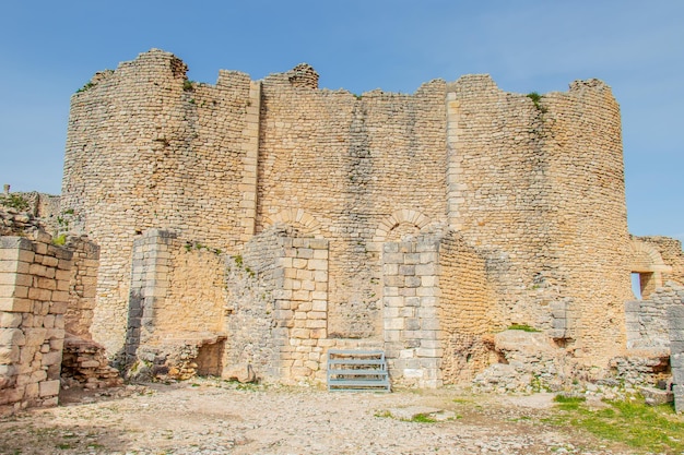 아프리카 튀니지의 유명한 Dougga 고고학 유적지