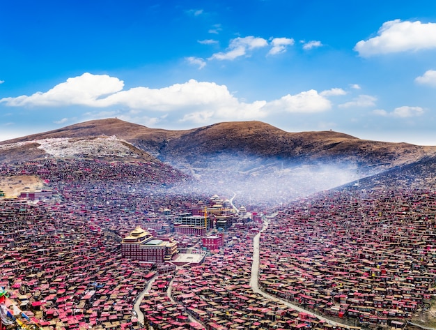 famous Lamasery in Seda, Sichuan, China.