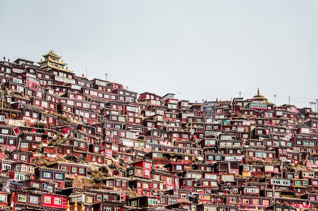 famous Lamasery in Seda, Sichuan, China.