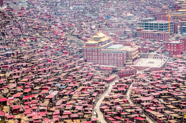 famous Lamasery in Seda, Sichuan, China.