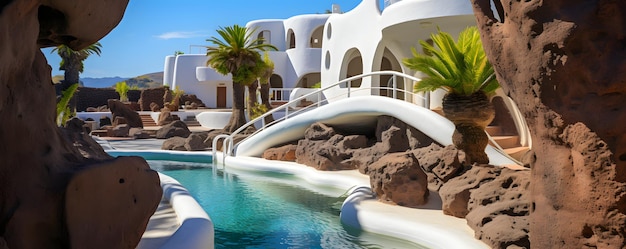 Famous museum of Lagomar Lanzarote island Canaries Spain