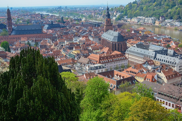 famous old town of heidelberg in germany