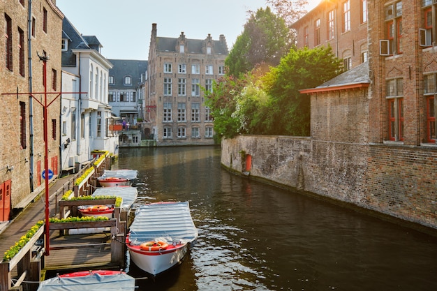 Famous place in Bruges, Belgium