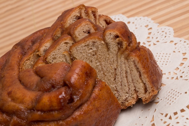 Famous Portuguese folar cake