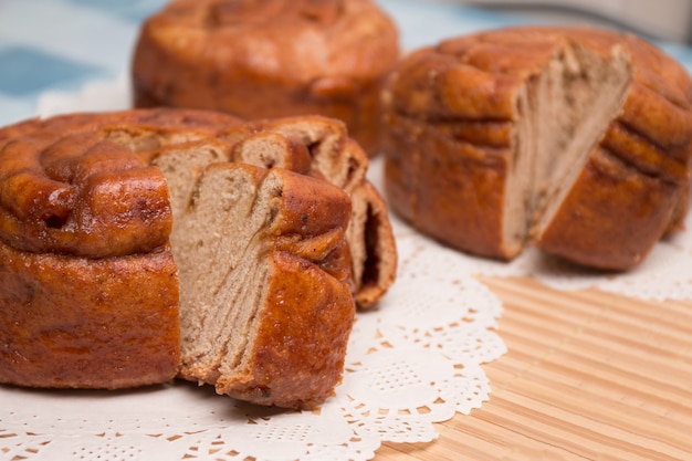 Famous Portuguese folar cake