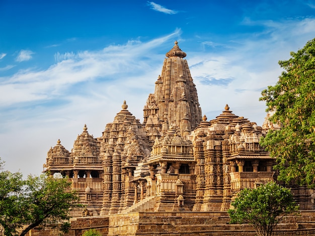 Famous temples of Khajuraho