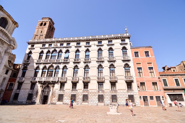 Photo famous venice italian city