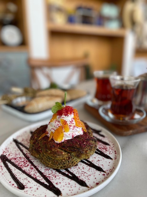 Foto una colazione di lusso.