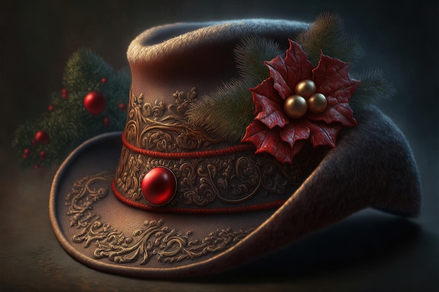 Необычная рождественская шапка