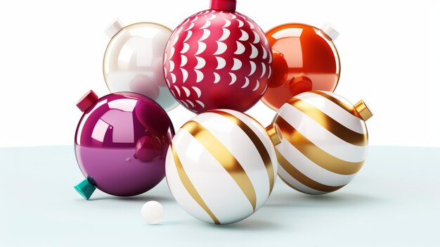 Fancy kerstballen Kerstboomversieringen Elegante moderne MutiColor kerstballen