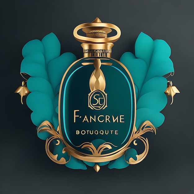 Foto design del logo della boutique di profumi fantasia