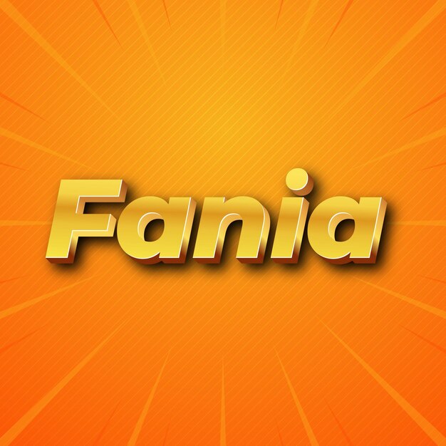 Fania text effect gold jpg attractive background card photo confetti