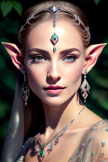 Fantasie elf prinses vrouw