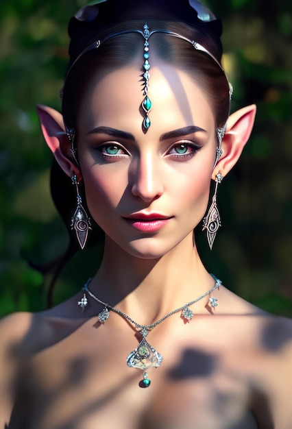 Fantasie elf prinses vrouw