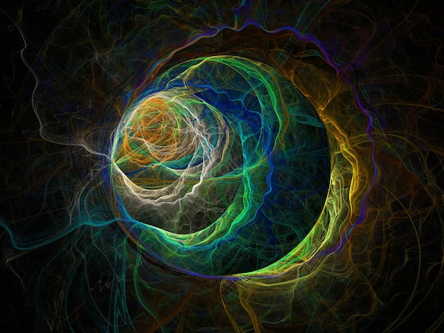 Foto fantasierijke fractal achtergrond