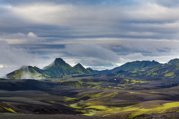 Fantastic celands volcanic landscapes