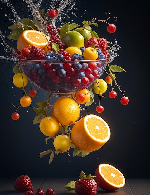 Fantastic Food Concept Image with fresh vegetables and vegetable