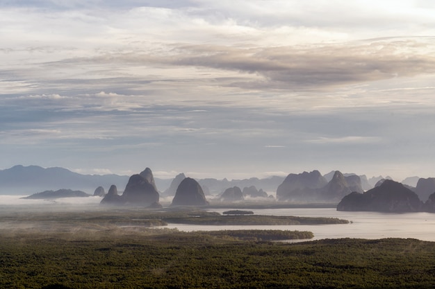 Fantastic Landscape of samed nang chee view point 