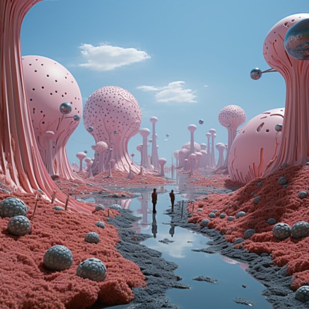 Photo fantastic planet 16k