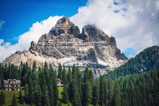 Una fantastica vista sul lago di misurina