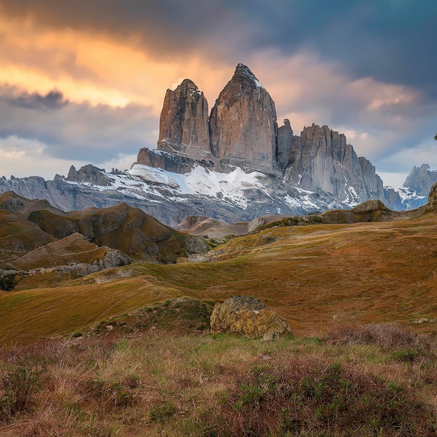 Photo fantastic view of the nature reserve monte cofano dramatic scene