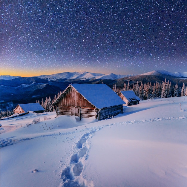 Fantastic winter landscape