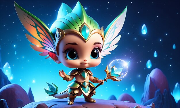 fantasy 3d cartoon character cartoon illustration wallpaper for kids