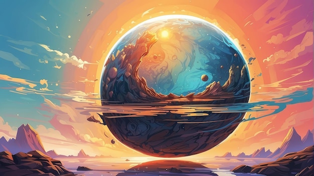 fantasy art planet