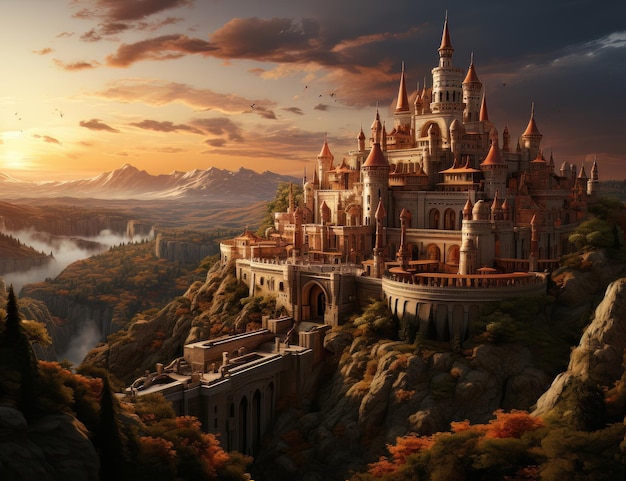 Photo fantasy castle