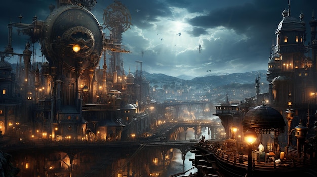 fantasy concept art city