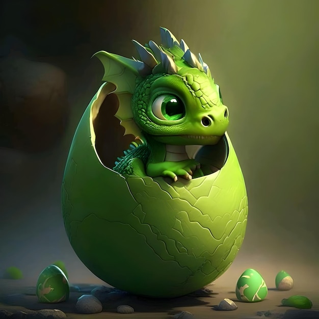 Fantasy dragon egg