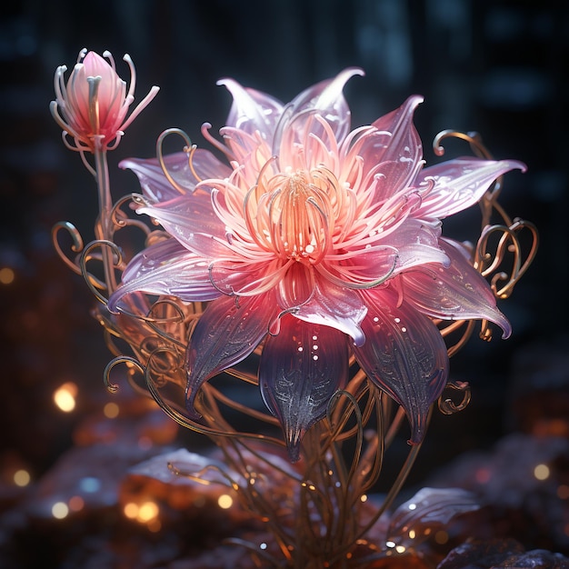 Photo fantasy flower