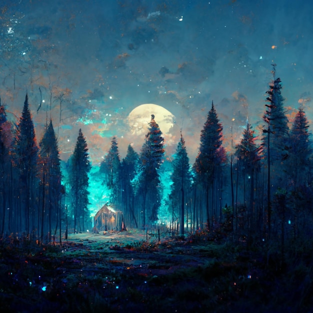 Fantasy forest