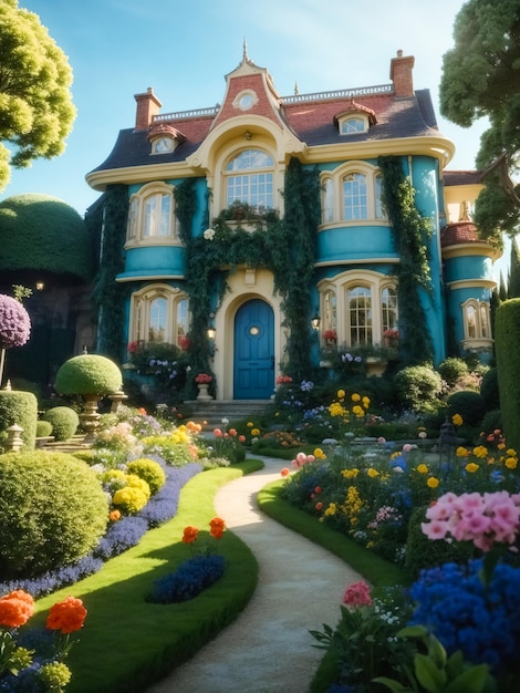 Fantasy garden Coraline