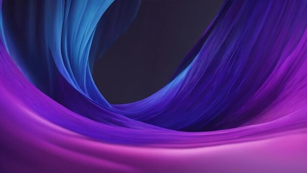 Fantasy gradient purple and blue fluid backdrop