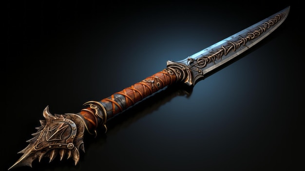 Photo fantasy hd swords realistic and hyperdetailed renderings