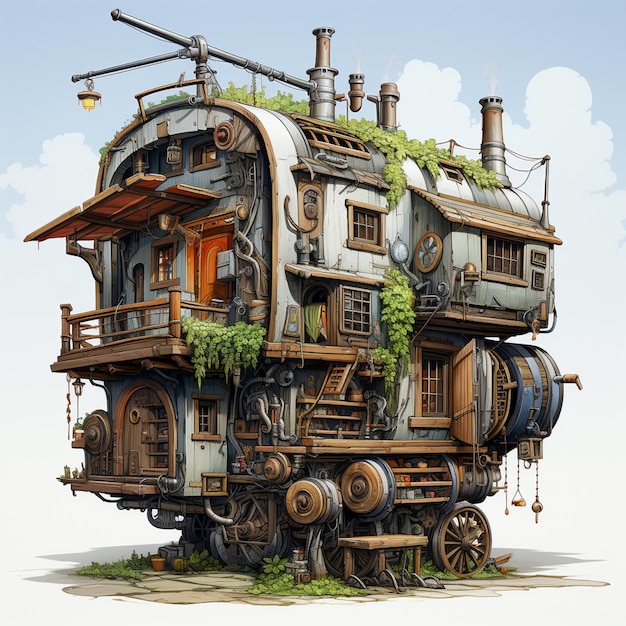 Fantasy House on Wheels