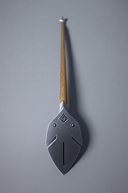 fantasy iron ax on an isolated white background 3d illustration