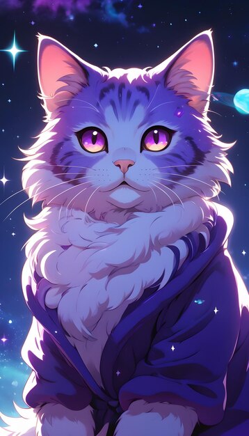 Fantasy magical cat