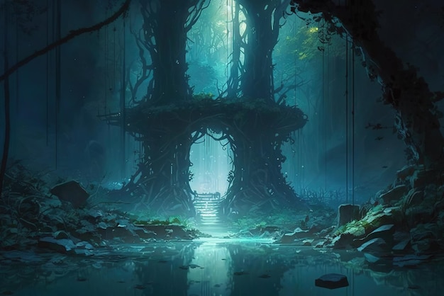 Fantasy Magical Forest Environment