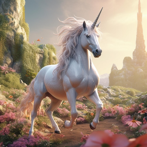 fantasy magical unicorn peaceful