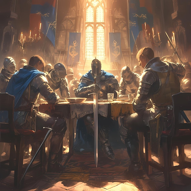 Fantasy Medieval Council in Action