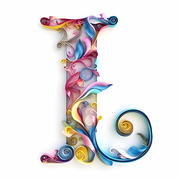 Photo fantasy monogram typography design j letter design